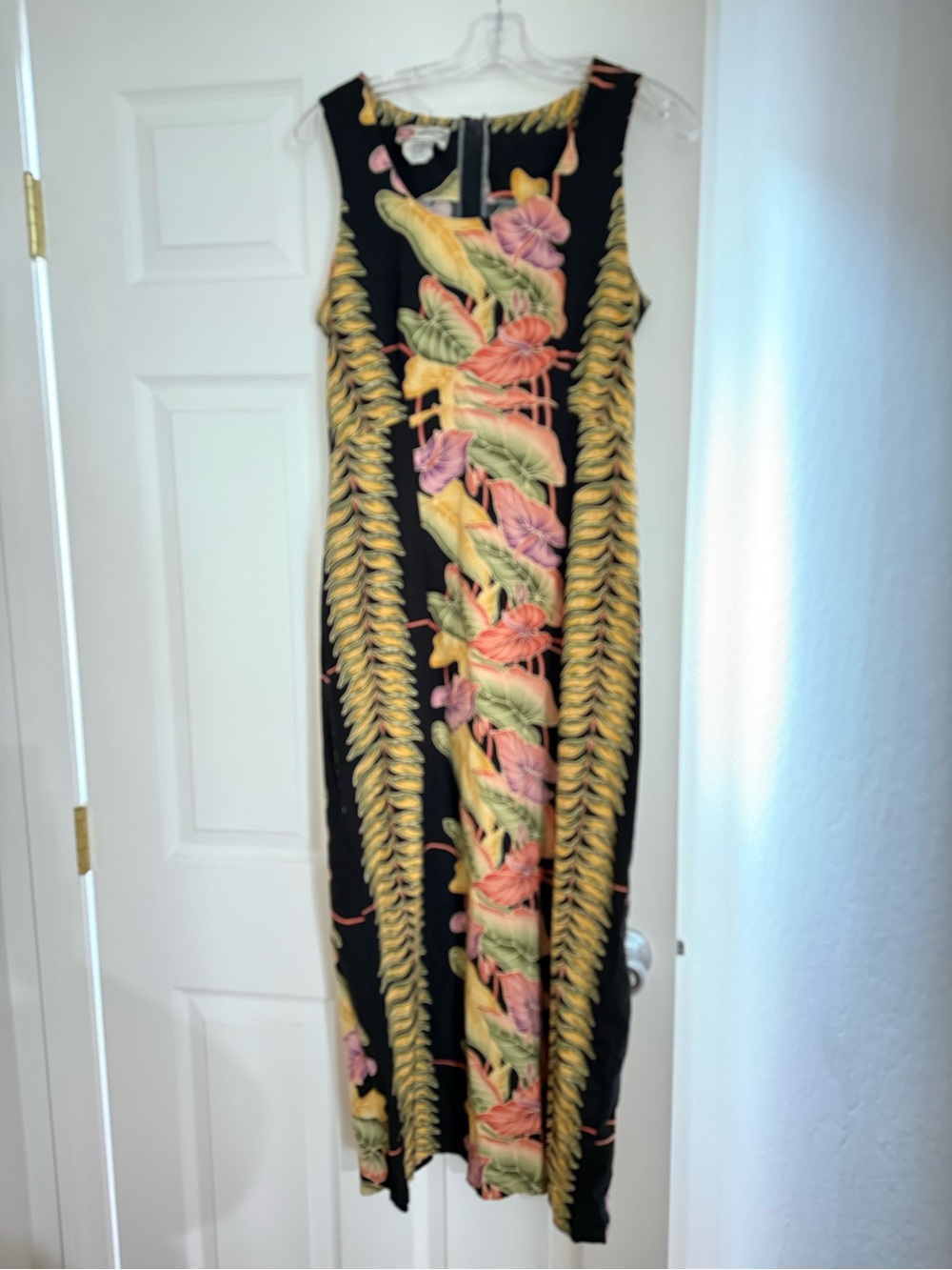 Hilo Hattie Vintage Made in Hawaii, 90’s muumuu mumu, Arthurium panel
